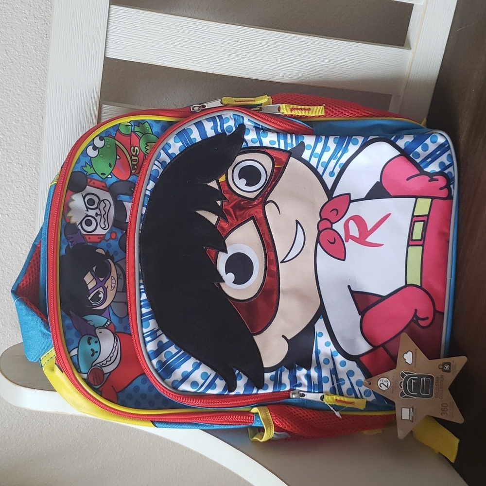 NWT! Ryan's World kids backpack